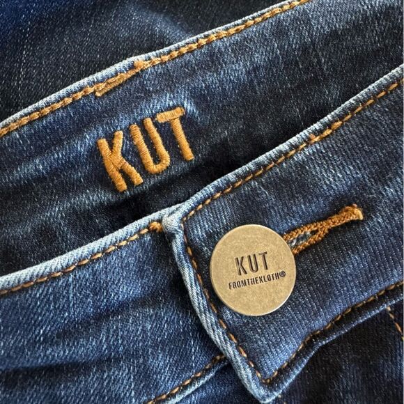 KUT MIA distressed Toothpick Skinny Jean Size 12 - Picture 6 of 11